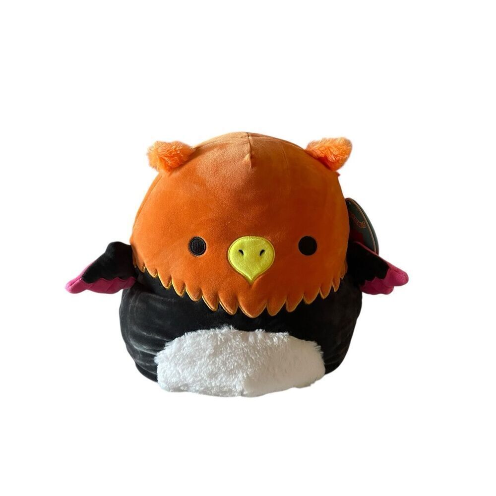 New Squishmallow Kellytoy Plush Black Light Myrna the Griffin Stuffed Animal 12"